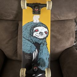 Welcome Sloth Bone Skateboard 