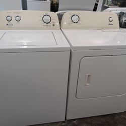 Amana Set washer And Dryer Electric 