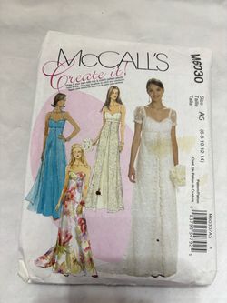 McCall's M6030 "Create It!" Dress Sewing Pattern - Size A5 (6-14) - Uncut