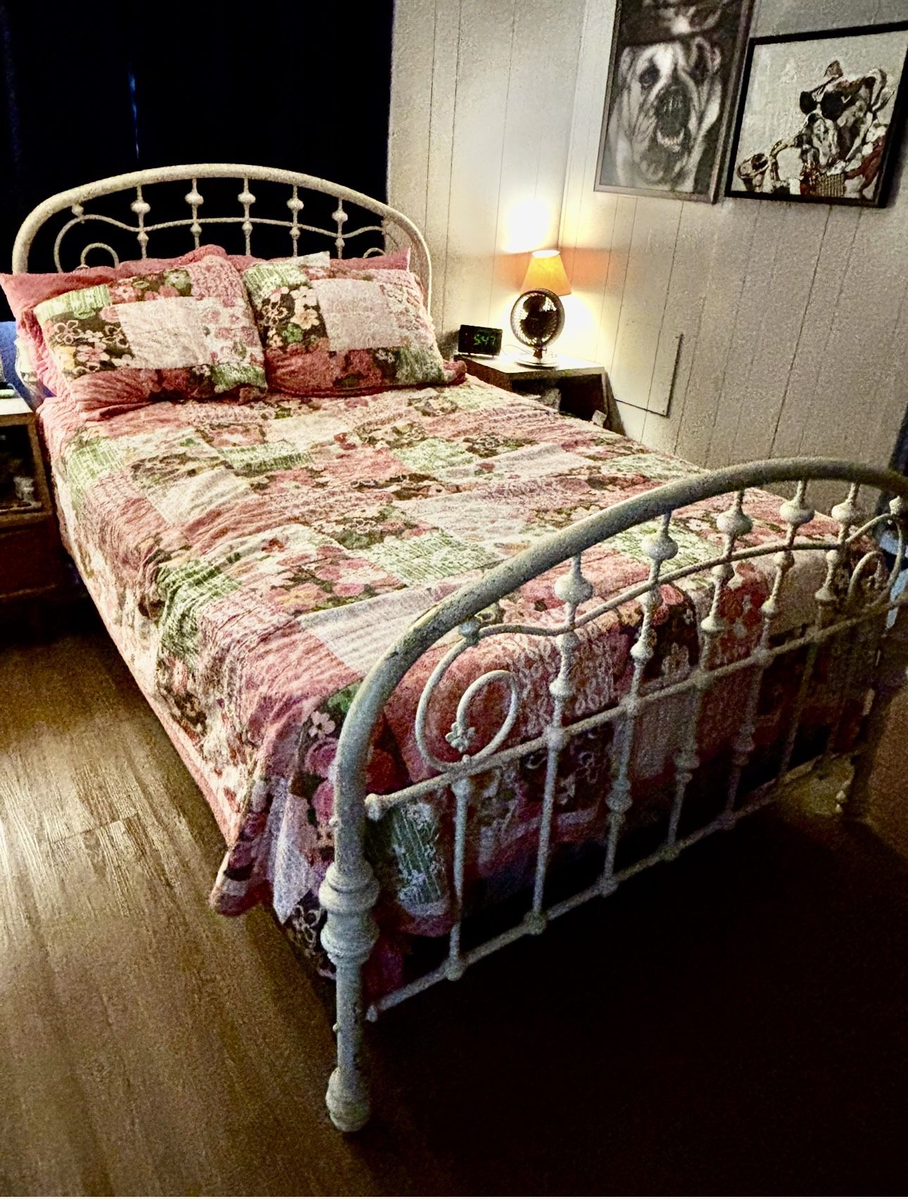 White Full Size Bed Frame