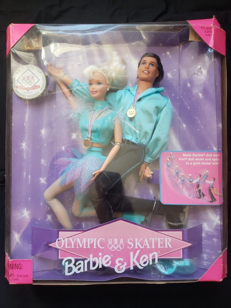 Olympic Skater Barbie & Ken