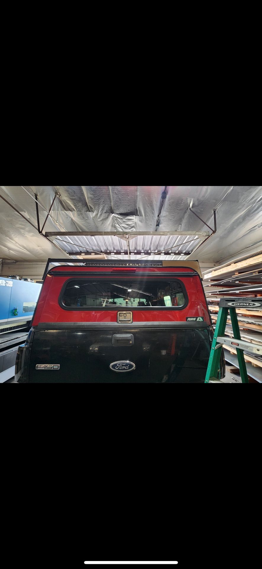 red camper