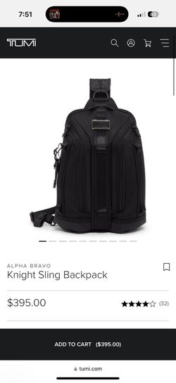 New Never Used Tumi knight Sling Backpack