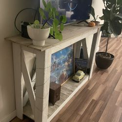 Rustic Wooden Accent Table