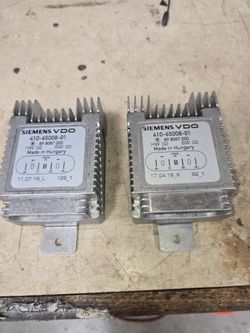 Radiator Cooling Fan Relays