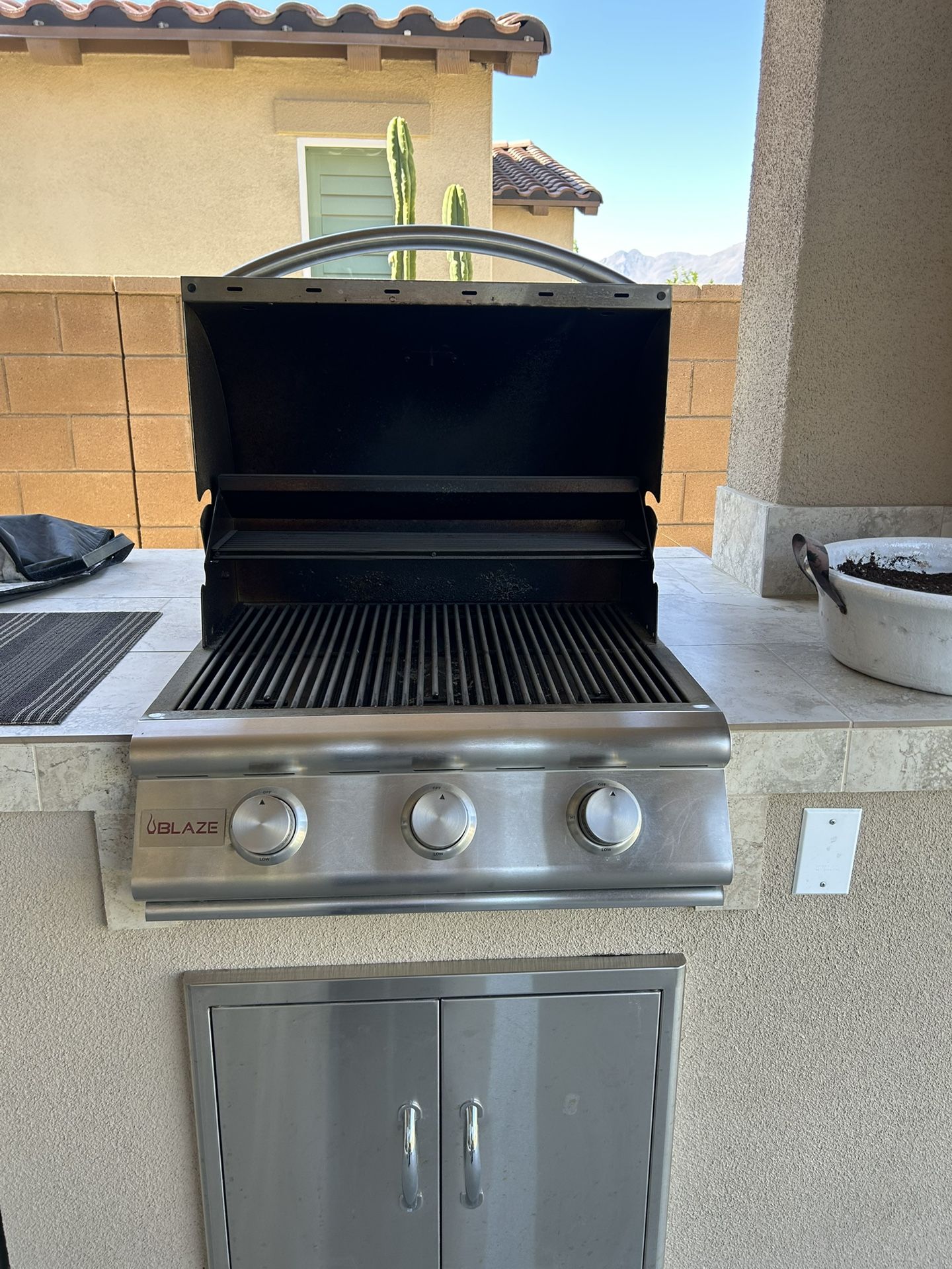 Blaze BBQ  And Mini Fridge 