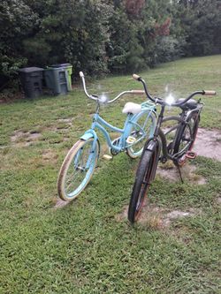 Beach cruising bicycles