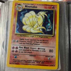 Ninetales 90s Pokemon Card