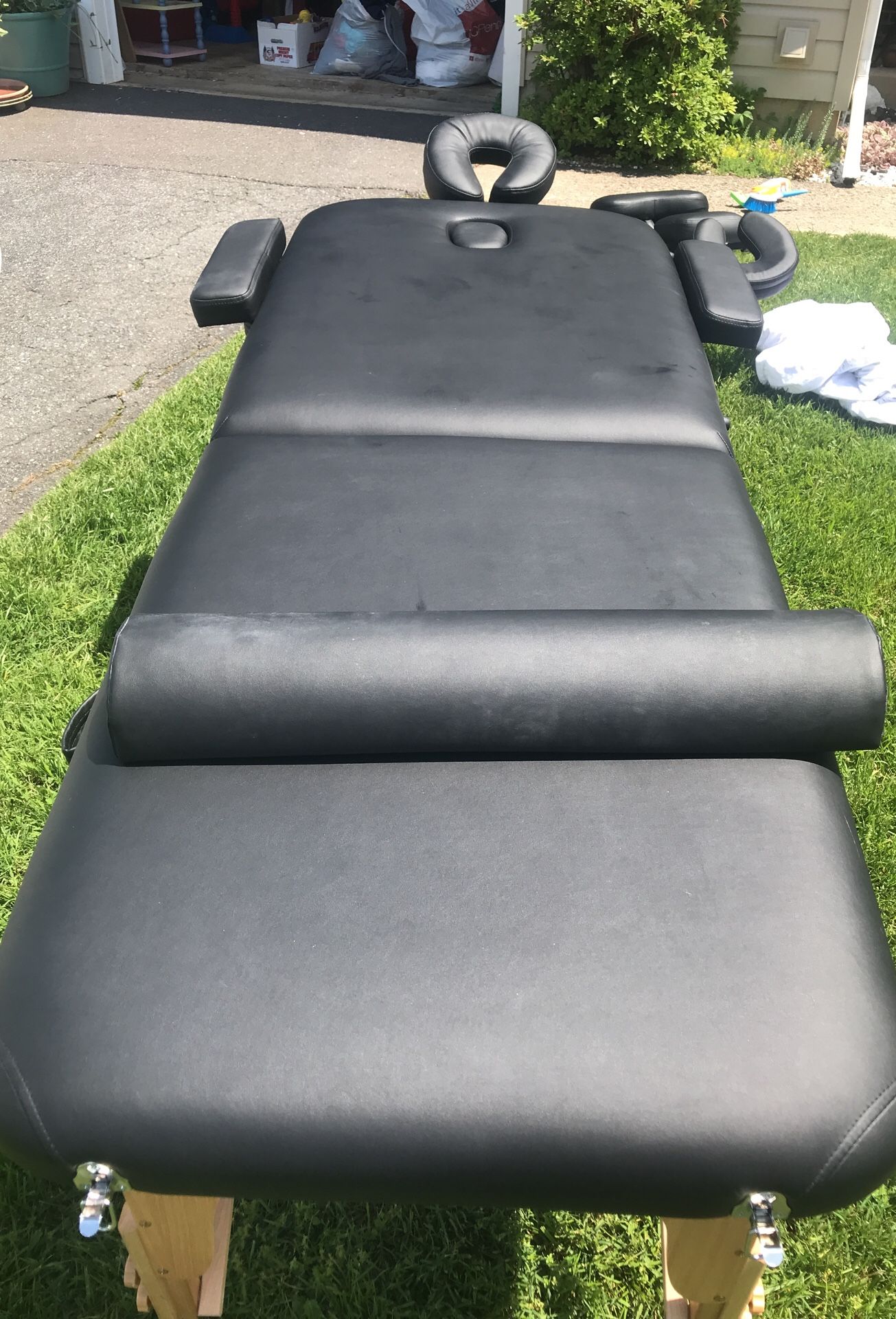Massage table