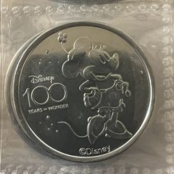 Disney 100 Anniversary Souvenir Medallion 