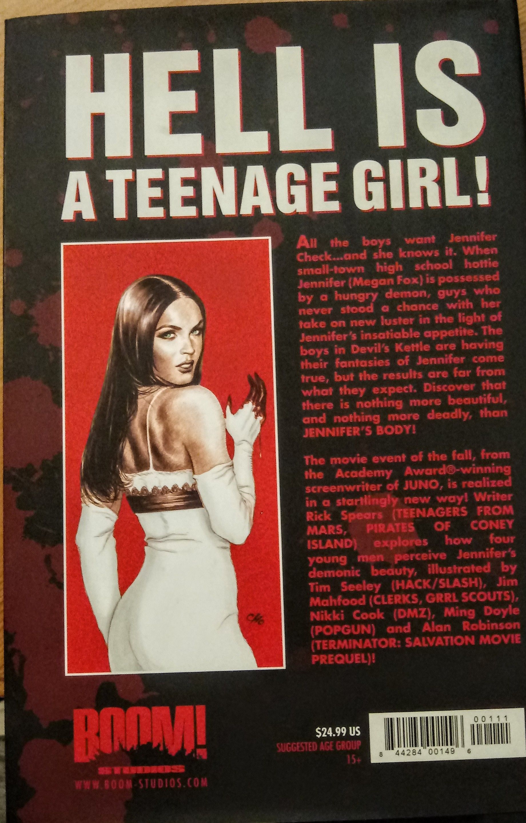 Jennifer's Body- Hardcover Boom Studios 2009