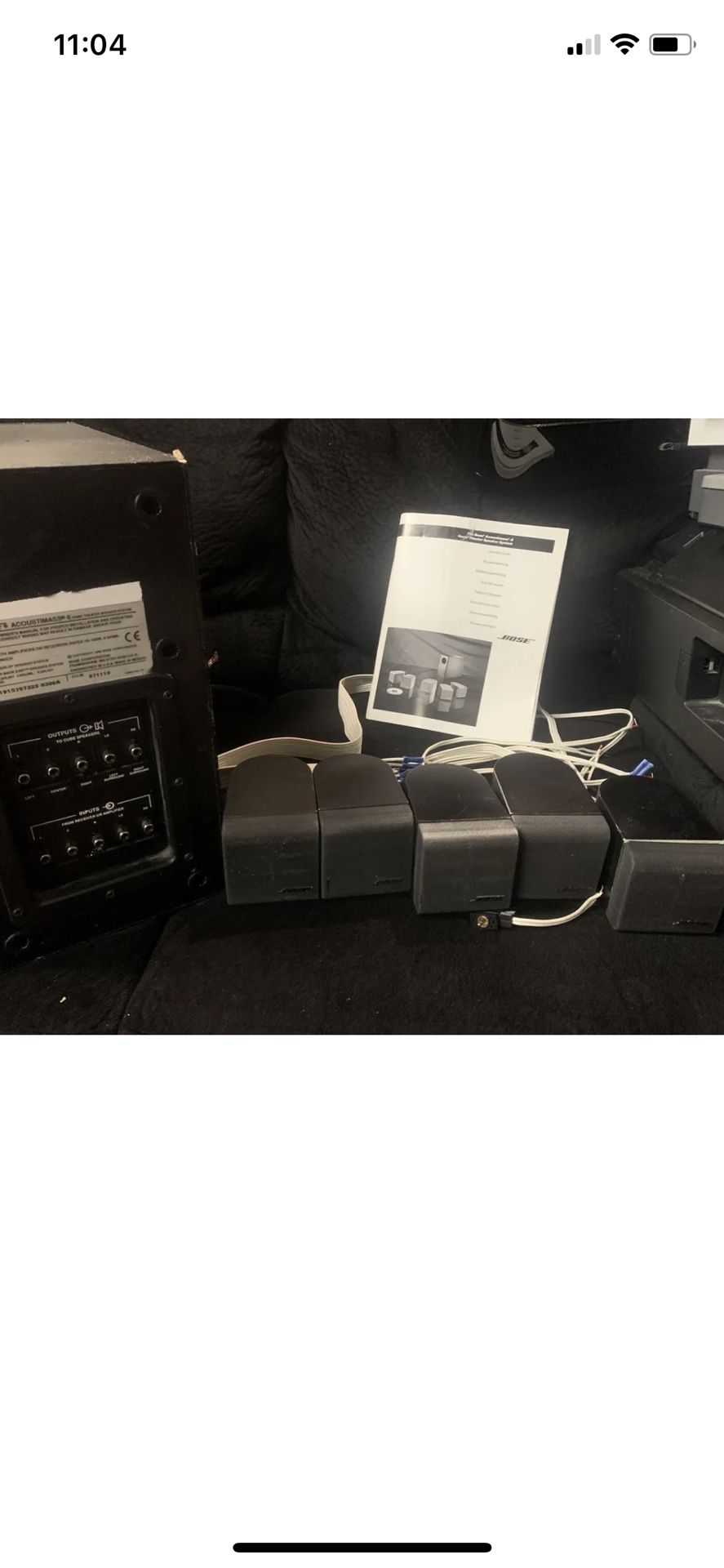 BOSE ACOUSTIMASS 6 HOME THEATER SPEAKER SYSTEM (Series i)