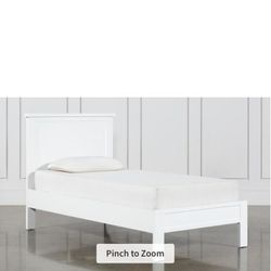 Twin Bed Accommodates twin-sized mältress Platform bed.- no box springs required