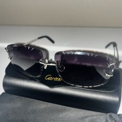 Custom diamond cartier glasses cheap