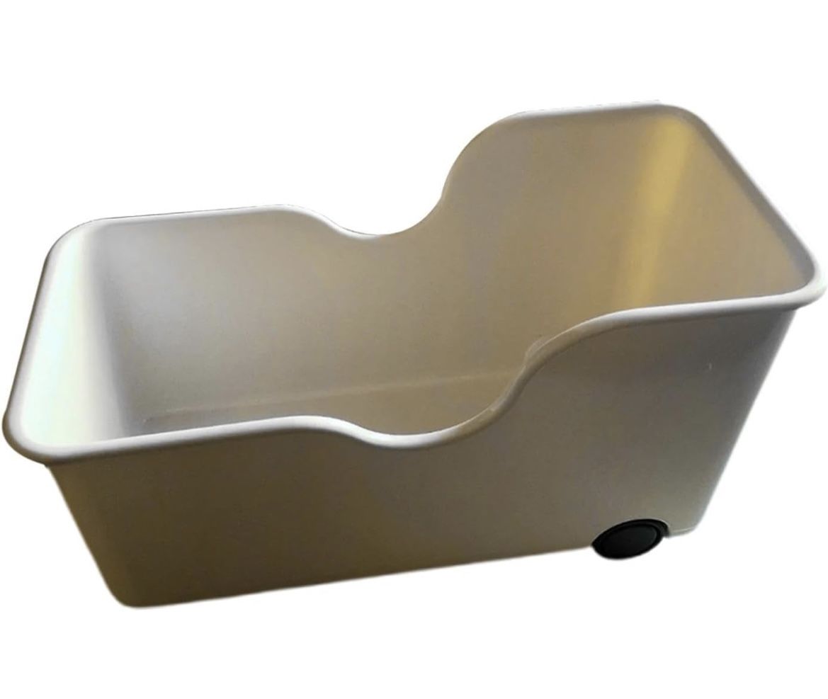 Kitchen Storage Container, Storage Basket with Wheels, L