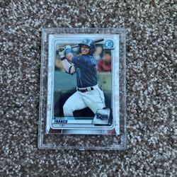Wander Franco chrome rookie card