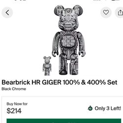 Bear Brick HR Giger 100% & 400%