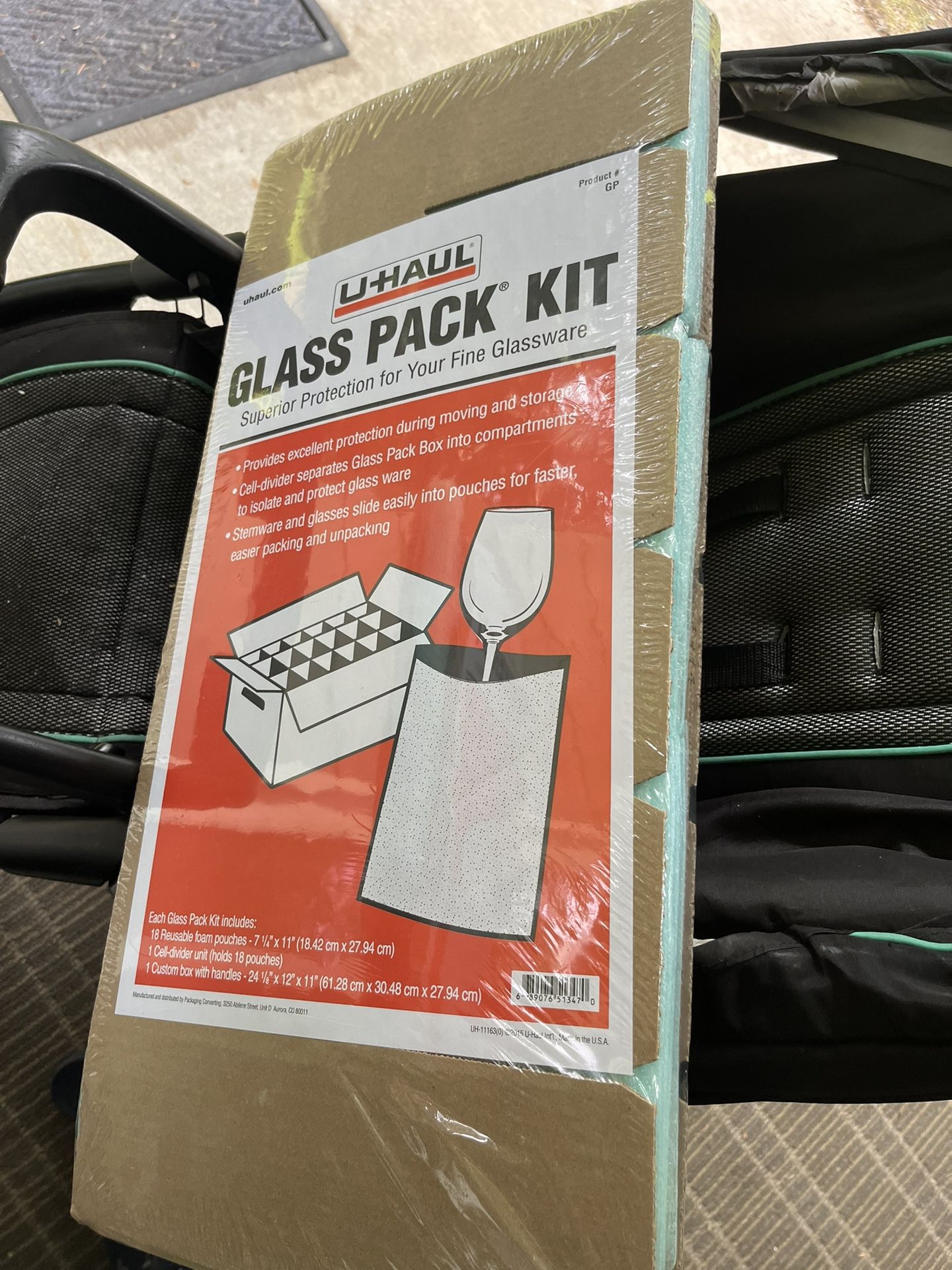 For Sale: U-Haul Glass Pack Kit – Brand New in Box!