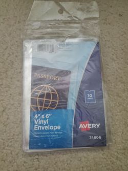 Avery vinyl envelopes