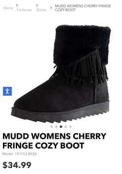 *BRAND NEW* Cool Women’s Ankle Fringe Boots 😎