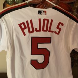 Youth medium 2004 All star Albert Pujols jersey Embroidered