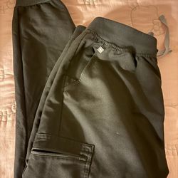 Figs Scrub Pants Size XL petite Black 