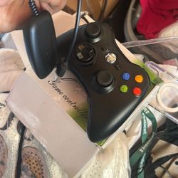 Zamia Wireless Game Controller for Xbox 360/Slim/PC –Upgraded Joystick/Double Vibration/2.5mm headphone Jack for Windows 11/10/8/7