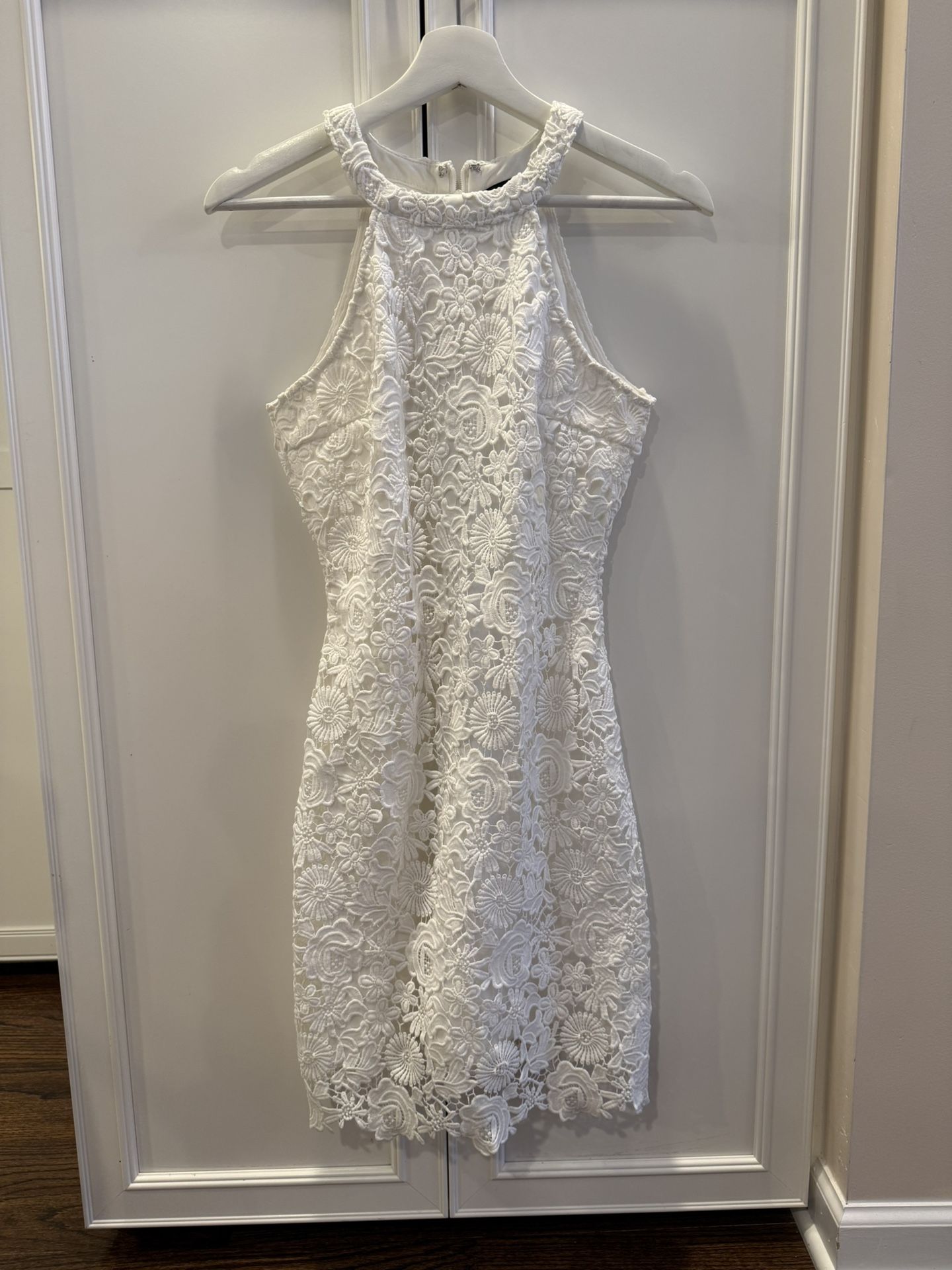 Lulus Lace White dress