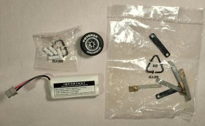 Slot Car Parts Lot Braided Pick Up F1 Wheel Tire Battery  