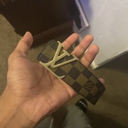 Loui Vuitton Belt Brown And Blackish Color 