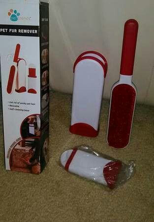 Removable pet fur remover w/ travel size included ~NEW in box~