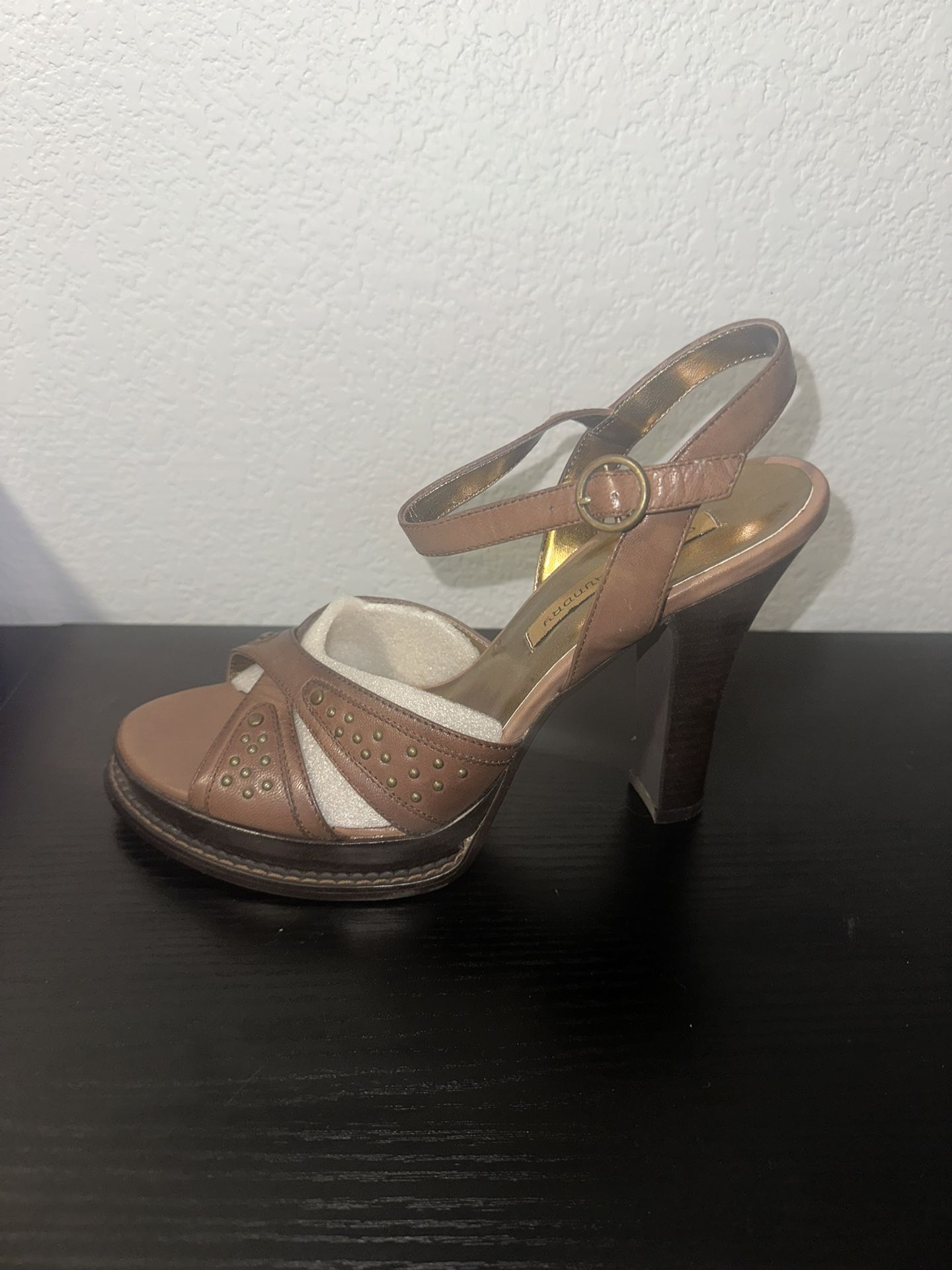 Brown Leather Heels