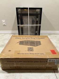 Acrylic Puppy Playpen / Play Yard