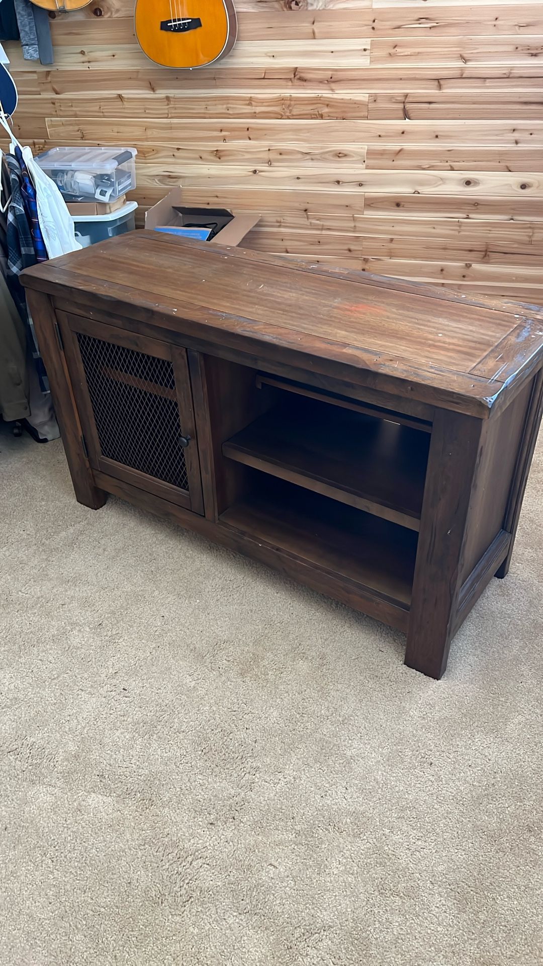 Solid Wood Bar Or Tv Stand