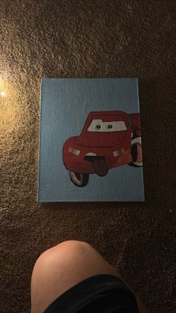 Lightning McQueen Painting