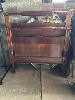 Solid Wood Single Size Bed