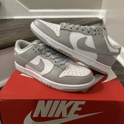 Nike Dunk Low Grey Fog Men's And Women's Sizes