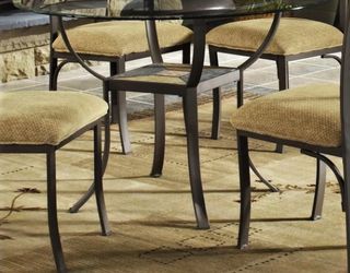 Glass and Metal Table Only