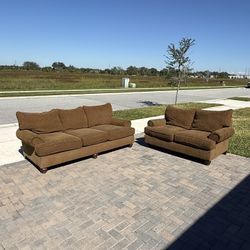 Free Delivery- Fabric Couch Set