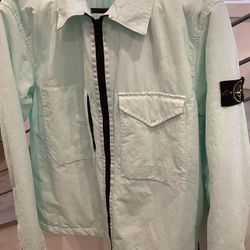 STONE ISLAND MEN’S JACKET, XL, Light Blue 