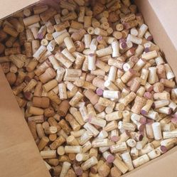 Large Box Of  Wine Corks