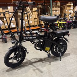 Folding electric bicycle