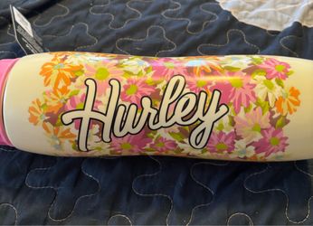 New!  Hurley Floral Water Bottle