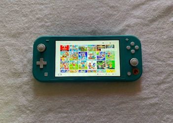 NINTENDO SWITCH LITE MOD with 50 SWITCH GAMES + 7500 CLASSIC GAMES