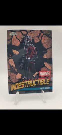 RARE 🔥 2025 Topps Marvel Chrome Ant-Man Indestructible I-8 /10 SSP 🔥