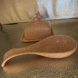 Butter dish  And Spoon rest 