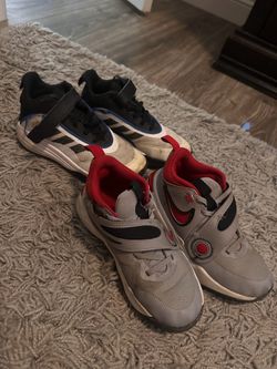 Youth Adidas Size 13 & Nike Size 1 Shoes – 2 Pairs