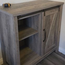 Chest with sliding door