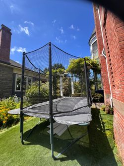 AlleyOOP Trampoline w/ Safety Net – Functional – You Disassemble & Haul