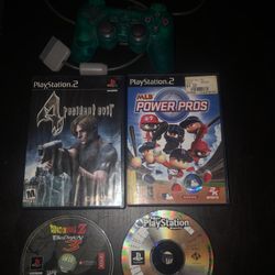 PlayStation 2 games & Controller 